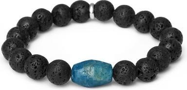 Beneto Lava stone and apatite bead bracelet MINK161/20