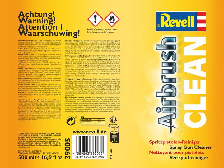 Nährwerte und Zutaten Revell Airbrush Clean" Reinigungsspray