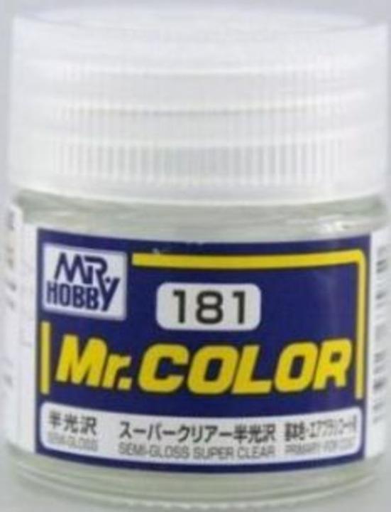 Image du produit Mr.Hobby Mr Hobby -Gunze Mr Color (10 ml) Semi-Gloss Super Clear