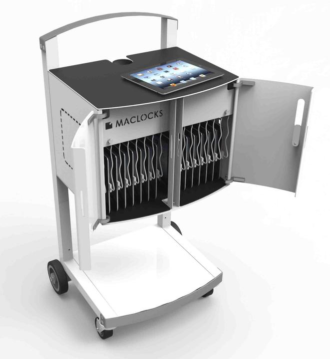 Actual product image Compulocks UNO EU trolley- mobile storage of 16 devices incl. charging possibility