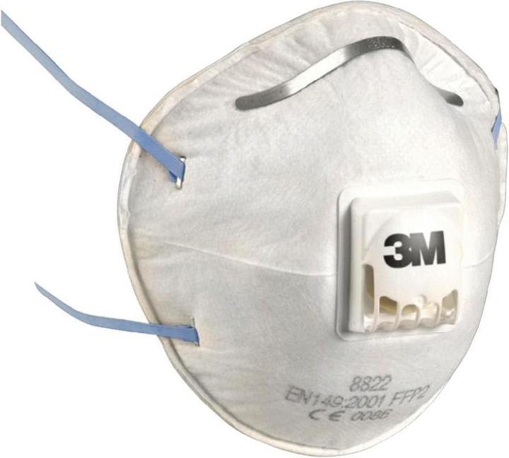 3M Masque de protection respiratoire valve 8822-PT (FFP2, 10 x)