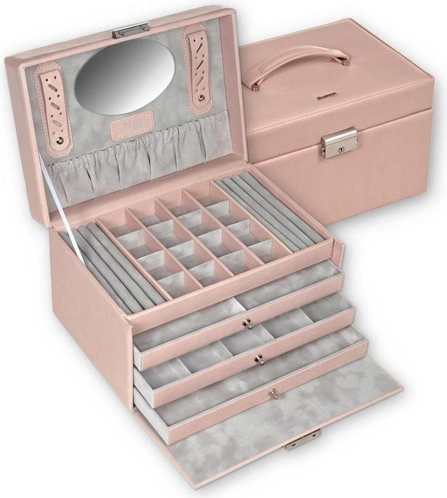 Immagine prodotto Sacher 77.107.560221 - Portagioie Lena in pelle rosa pastello