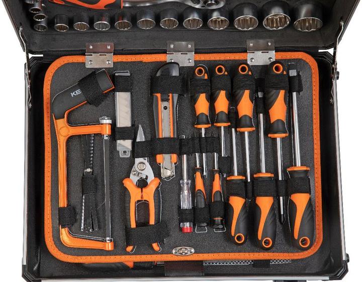 Image du produit Kendo Coffre à outils à roulettes avec 161 outils (161 pièces)