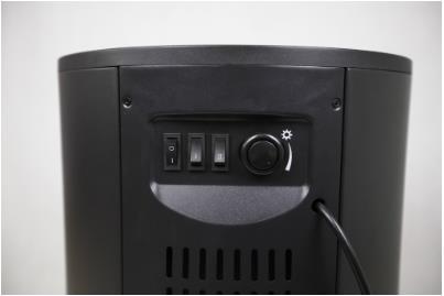 Actual product image Ohmex Electric fireplace