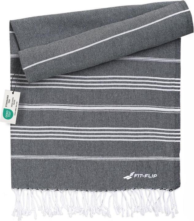 Image du produit Fit-Flip Hamamtuch Baumwolle Recycelt 100x200cm (100 x 200 cm)