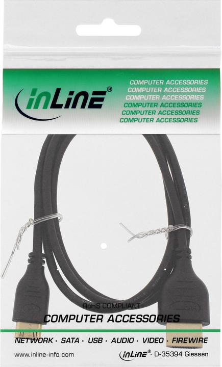 Produktbild InLine HDMI (Typ A) — mini HDMI (Typ C) (0.50 m, HDMI)