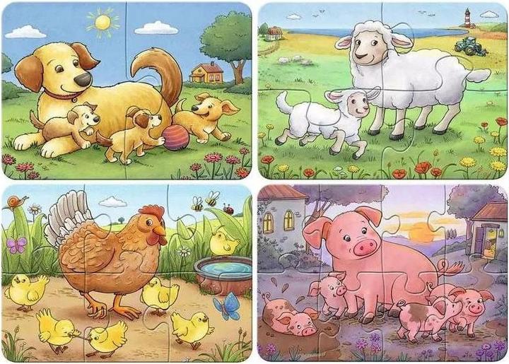 Produktbild Ravensburger Kinderpuzzle - 12004041 Kleine Bauernhoftiere - my first puzzle mit 2,4,6,8 Teilen - (8 Teile)