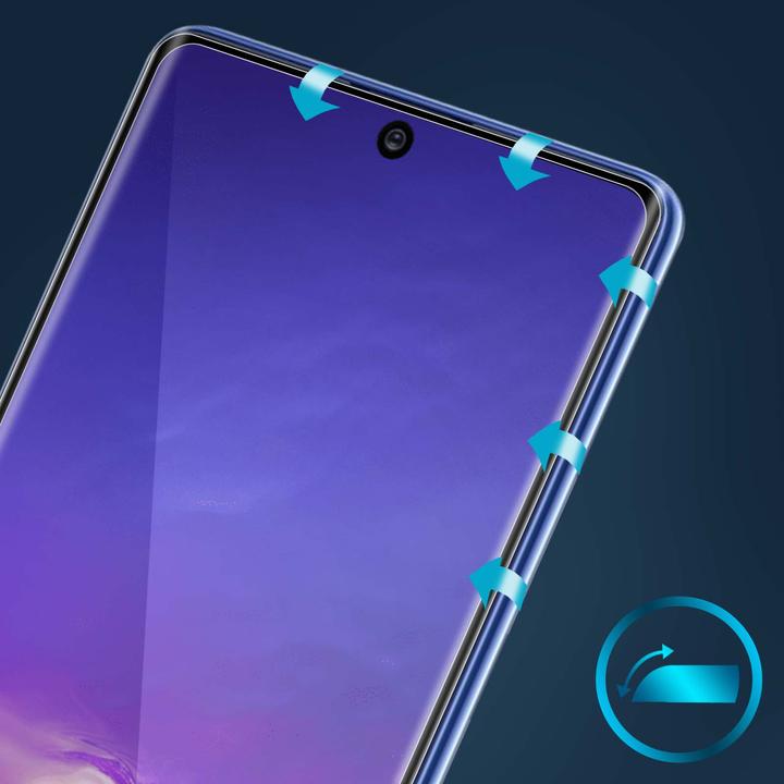 Produktbild Avizar Displayschutzfolie, Case friendly Schutz (1 Stück, Samsung Galaxy S10 Lite)