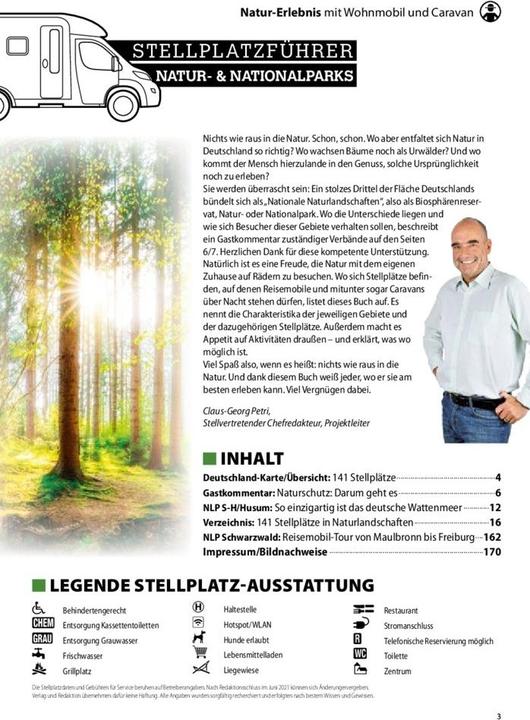 Immagine prodotto Stellplatzführer Natur- & Nationalparks (Tedesco, Internazionale, 2021)