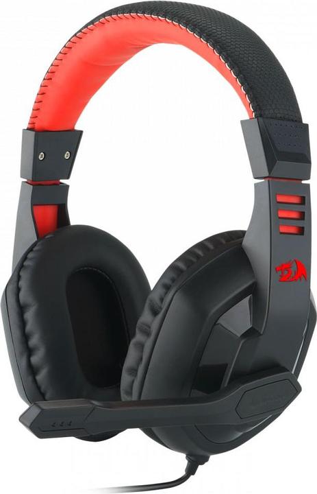 Actual product image Redragon H120 headphones/headset Wired Head-band Gaming Black, Red (Cable)