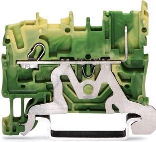 Immagine prodotto Wago X-COM S Terminale passante 2,5 mm² Terminale a pressione / connettore maschio - giallo/verde PE