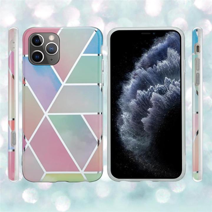 Actual product image Cadorabo IMD TPU Colorful Marble Cover (Apple iPhone 11 Pro Max)