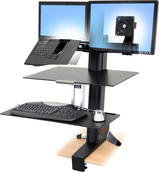 Produktbild Ergotron WORKFIT-S SINGLE HD black