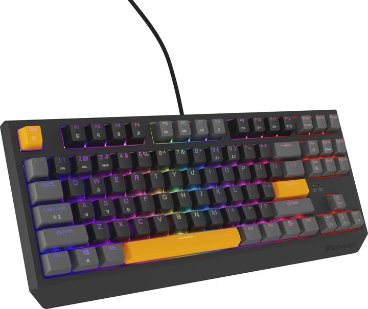 Produktbild Genesis Thor 230 TKL Anchor Gray Positive RGB Outemu Red (US, Kabelgebunden)