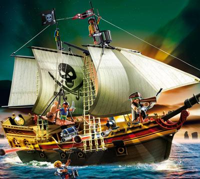 Image du produit Playmobil Bateau d'attaque des pirates (5135)