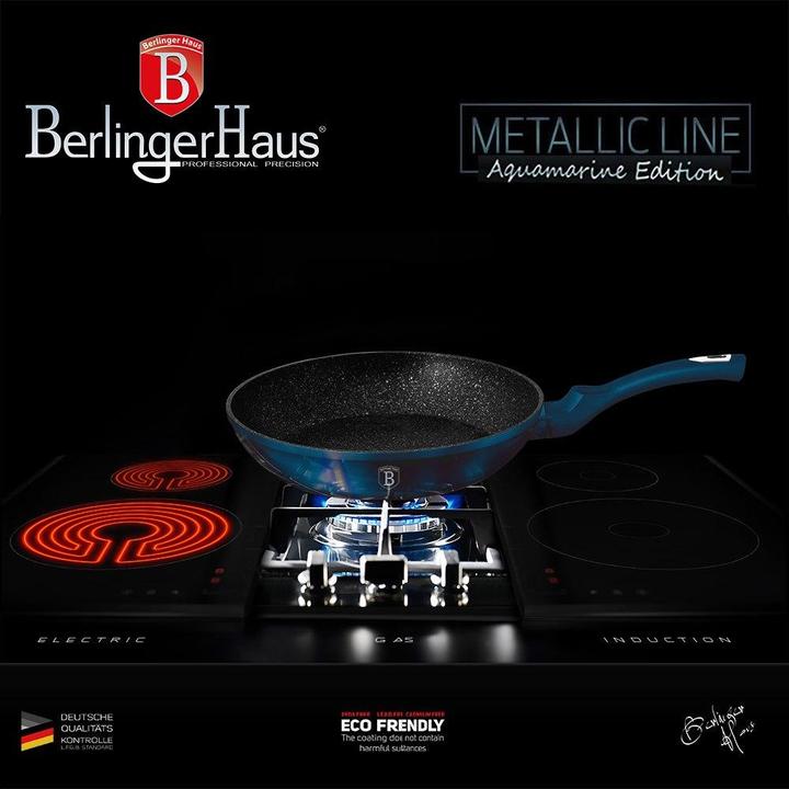 Actual product image BerlingerHaus GRANITE FRY 24cm BERLINGER HOUSE AQUAMARINE BH-1871 (24 cm, Aluminium)