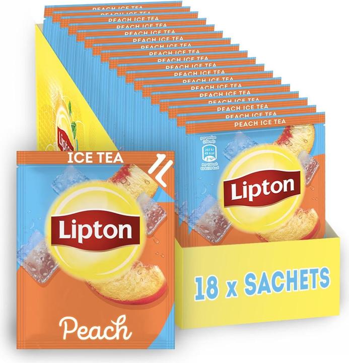 Image du produit Lipton Thé glacé en poudre Pêche (18 x 50 cl)