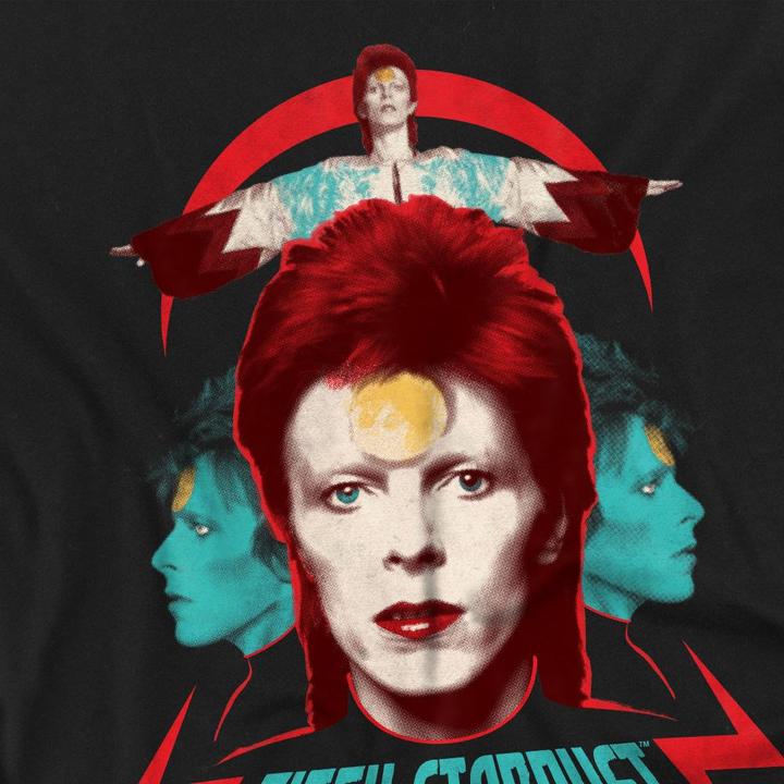 Immagine prodotto David Bowie Ziggy Heads Maglietta Uomo (4XL)
