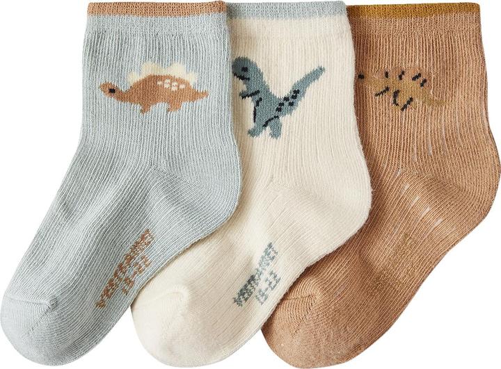 Produktbild Vertbaudet 3er-Pack Jungen Baby Socken mit Dinos Oeko-Tex (3er Pack, 18)