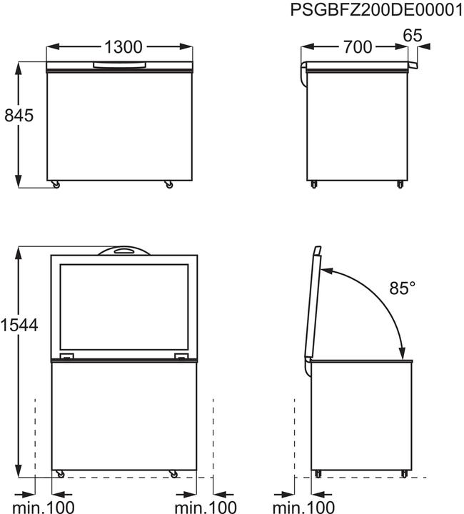 Immagine prodotto Electrolux GT380 (Struttura autonoma, 371 l)