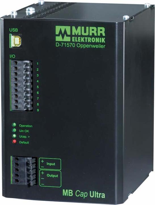 Image du produit Murr Elektronik MB Cap Ultra module de mémoire tampon 85467 - onduleur (hors ligne) - 240 W (240 VA, 240 W)