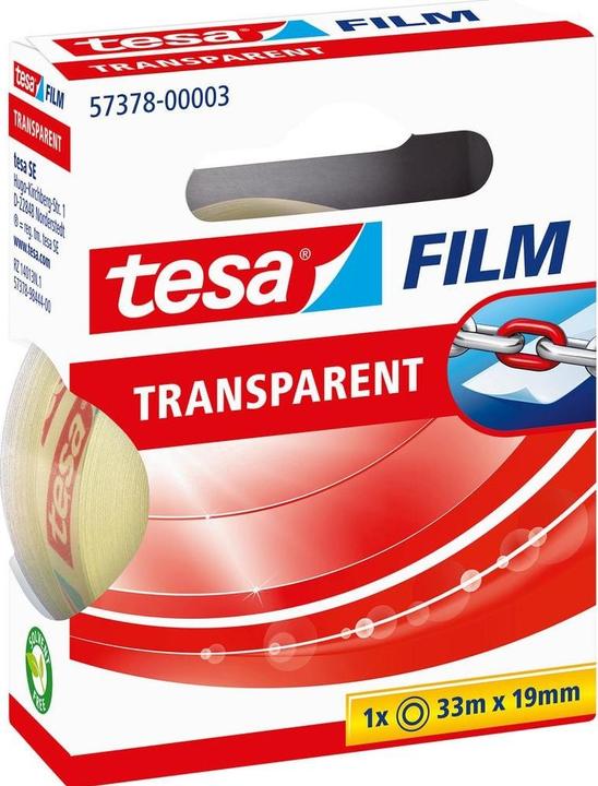 Produktbild tesa tesafilm 1x TRANSPARENT Klebeband (19 mm)