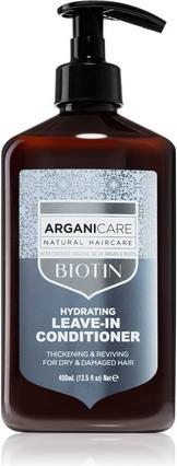 Produktbild Arganicare Biotin Leave-In Conditioner 400 ml - für geschädigtes und trockenes Haar (400 ml)