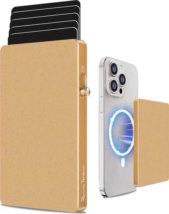 Actual product image Riccardo Ferducci Credit card case, wallet, slim wallet, RFID, mini wallet