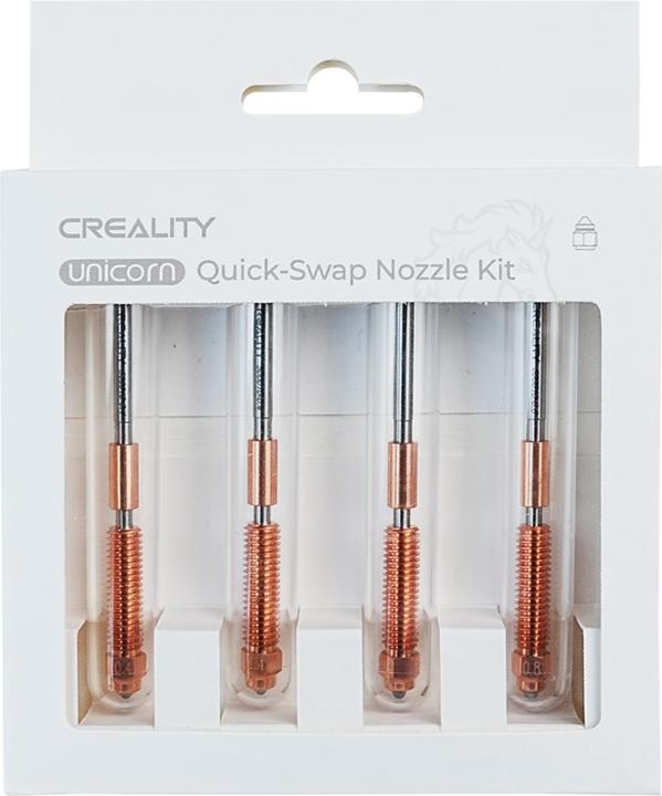 Actual product image Creality Unicorn Quick Swap Nozzle Kit 4pcs. (Blast pipe, Replacement parts)