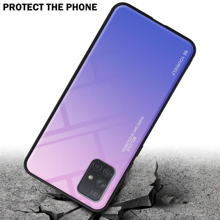 Produktbild Cadorabo TPU 2 Farben Glas Cover (Samsung Galaxy A71)