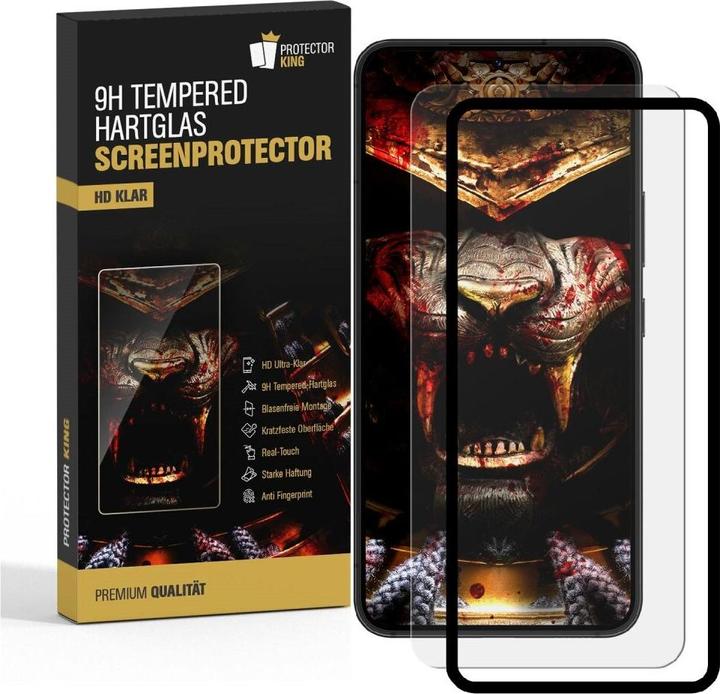 Produktbild Protectorking 3x echtes Tempered 9H Panzerhartglas 3D KLAR (3 Stück, Microsoft Lumia 640)