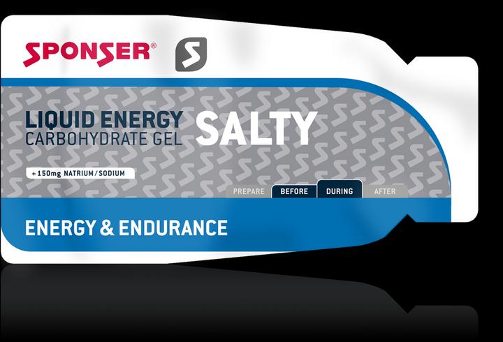 Actual product image Sponser Liquid Energy Salty (Salty, 40 pcs., 1400 g)