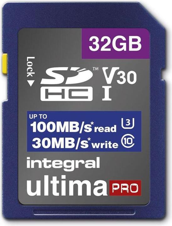 Actual product image SDHC Card 32GB U3 V30 (32 GB, SD, U3, UHS-I)