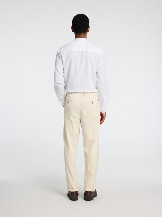 Actual product image Selected Homme Cropped relaxed fit trousers (W32/L34)