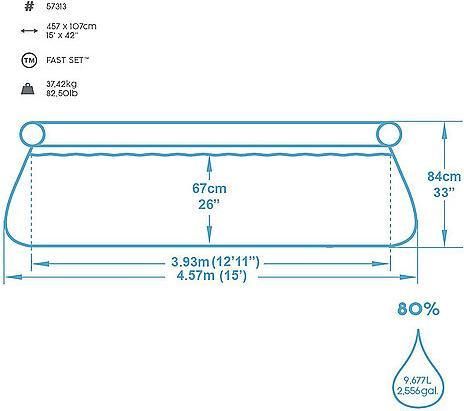 Productafbeelding Bestway Fast Set (Ø 457 x 84 cm)