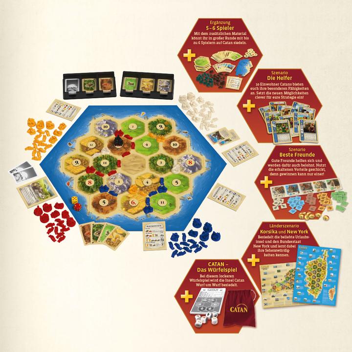 Actual product image Kosmos Catan Big Box (German)