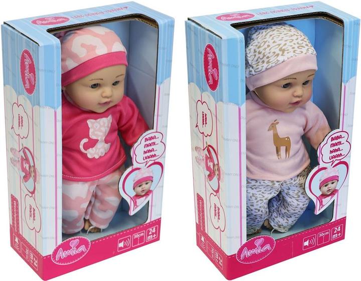 Productafbeelding Amia Interactieve zachte pop 30 cm, 4 functies