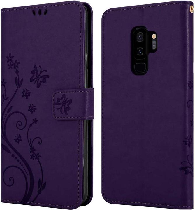 Actual product image Cadorabo Flower Book Cover (Samsung Galaxy S9+)