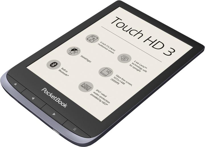 Produktbild PocketBook Touch HD 3 (6", 16 GB, Metallic Rey)
