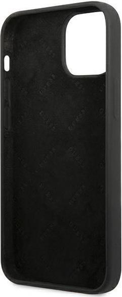 Produktbild Guess GUHCP13SSLTGK iPhone 13 Mini 5.4 "Black / Black Solid Silicone Triangle (Apple iPhone 13 mini)