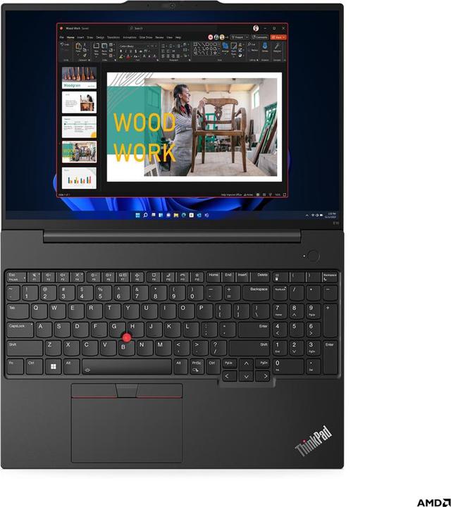 Produktbild Lenovo ThinkPad E16 Gen 1 (16", AMD Ryzen 5 7530U, 16 GB, 512 GB, DE)