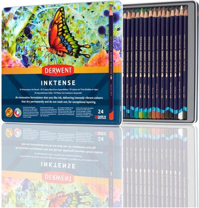 Produktbild Derwent Inktense Permanent (Mehrfarbig, Multicolor, multicolour, 24 x)