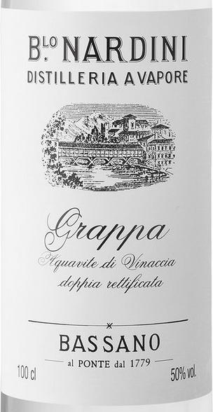 Actual product image Nardini Aquavite di Bassano Bianco (1 x 100 cl)