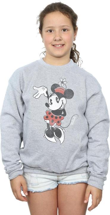Actual product image Disney Girls Minnie Mouse Waving Sweatshirt (140, 146)