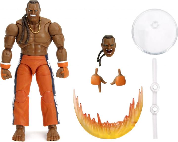Actual product image Jada Street Fighter II Dee Jay 6" Figure