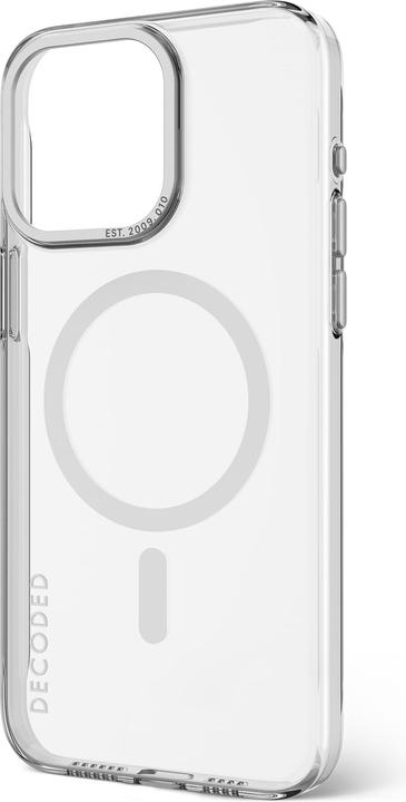 Actual product image Decoded Recycled Plastic Backcover iPhone 15 Pro Max Transparent (Apple iPhone 15 Pro Max)