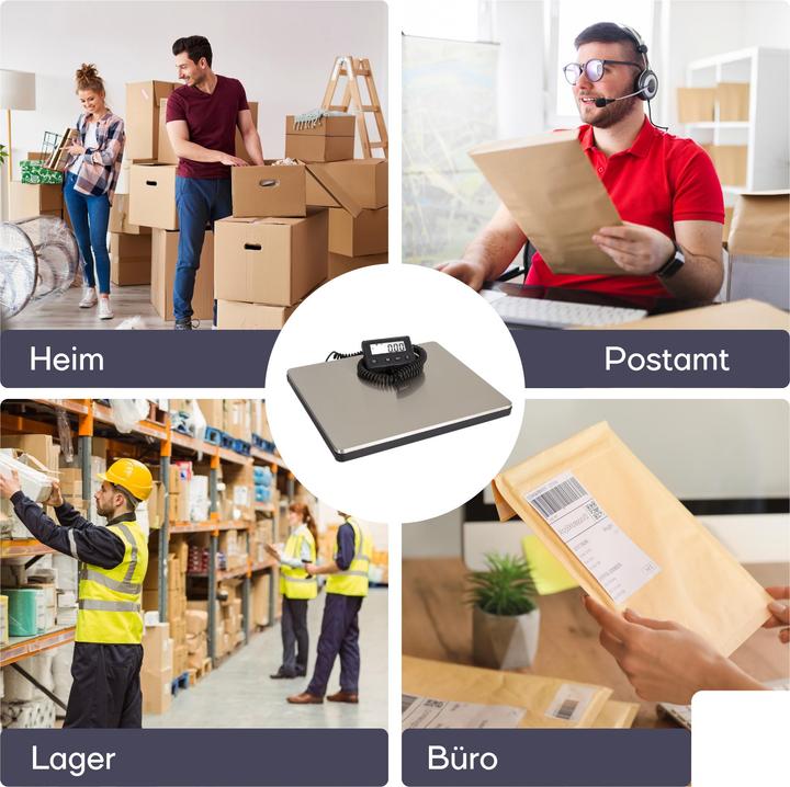 Produktbild Perel Digitale Postwaage mit externem Display - 100 kg / 10 g