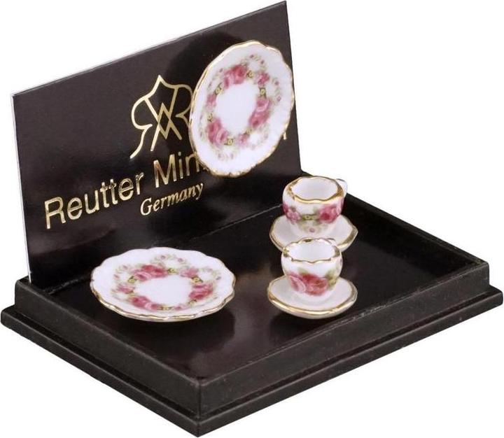Image du produit Reutter 2 Couverts de café, ruban de roses
