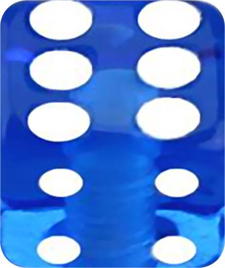 Immagine prodotto Star Piercing Cubo blu scuro trasparente (Acrilico)