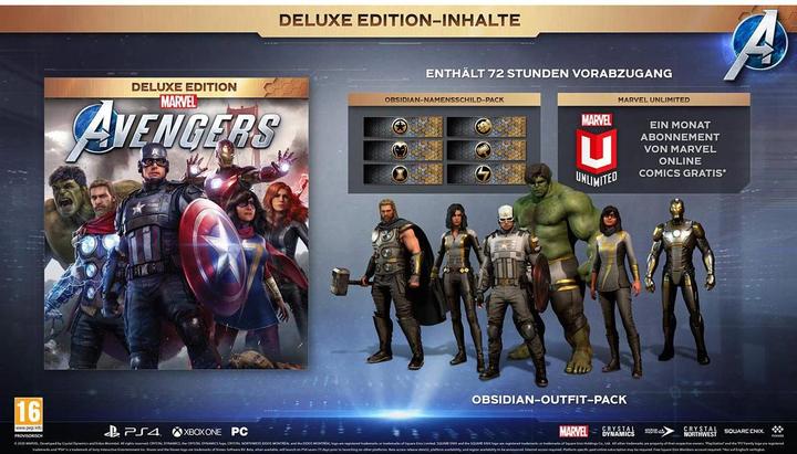 Immagine prodotto Square Enix Marvel's Avengers Deluxe Edition (Xbox Series X, Xbox One X, DE)